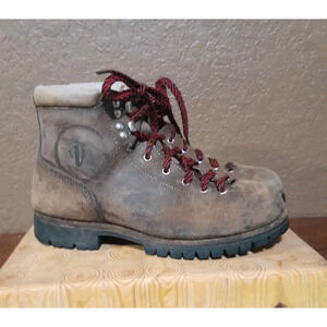 VASQUE Womens Split Cowhide Vibram Hiking Boots Made in Italy 7508 C 9.5